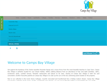 Tablet Screenshot of campsbayvillage.co.za
